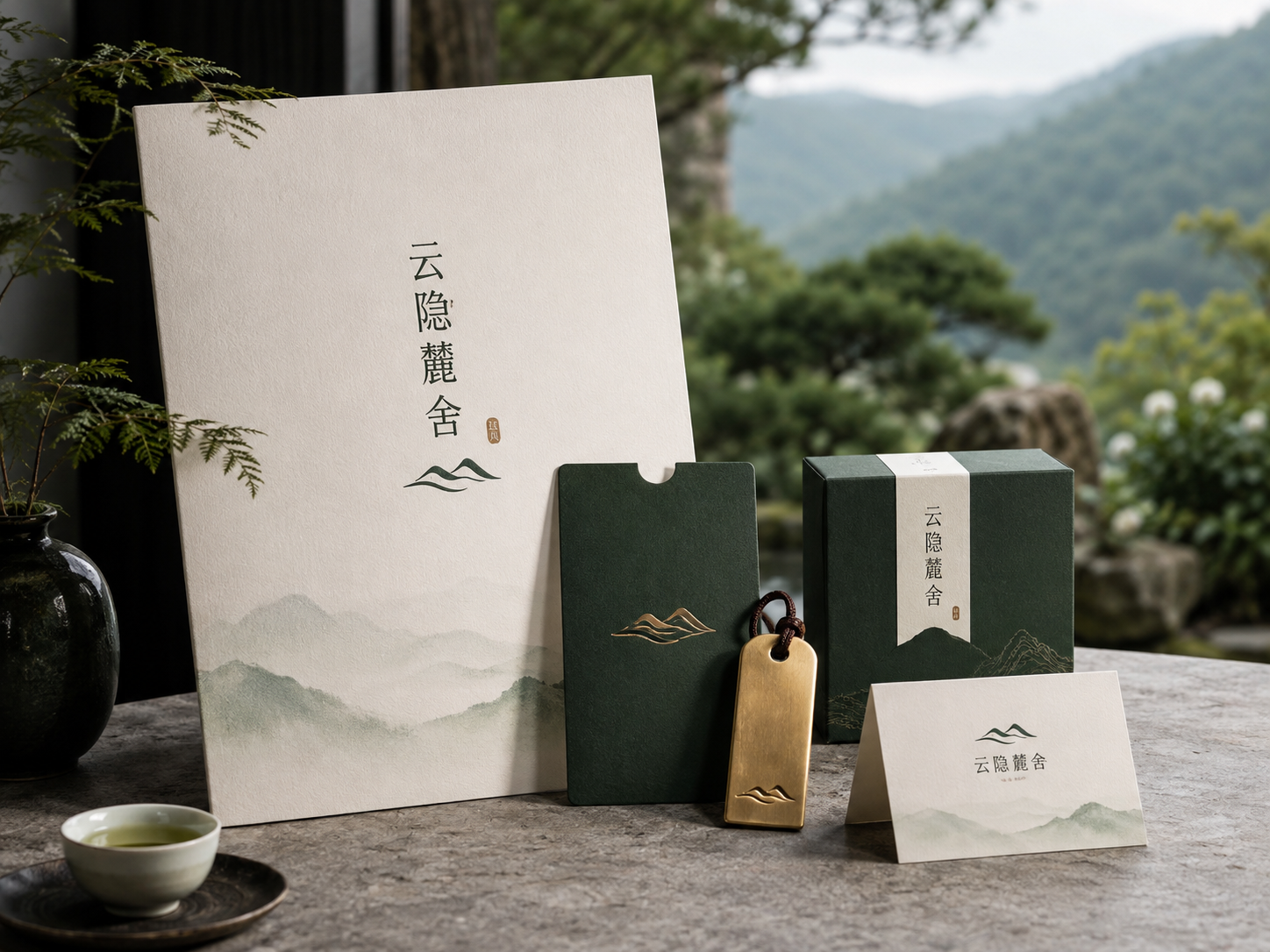 贵州民宿命名提案品牌应用视觉展示