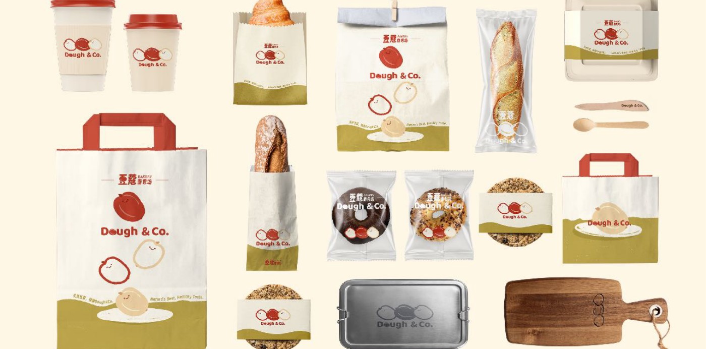Dough & Co.品牌设计应用