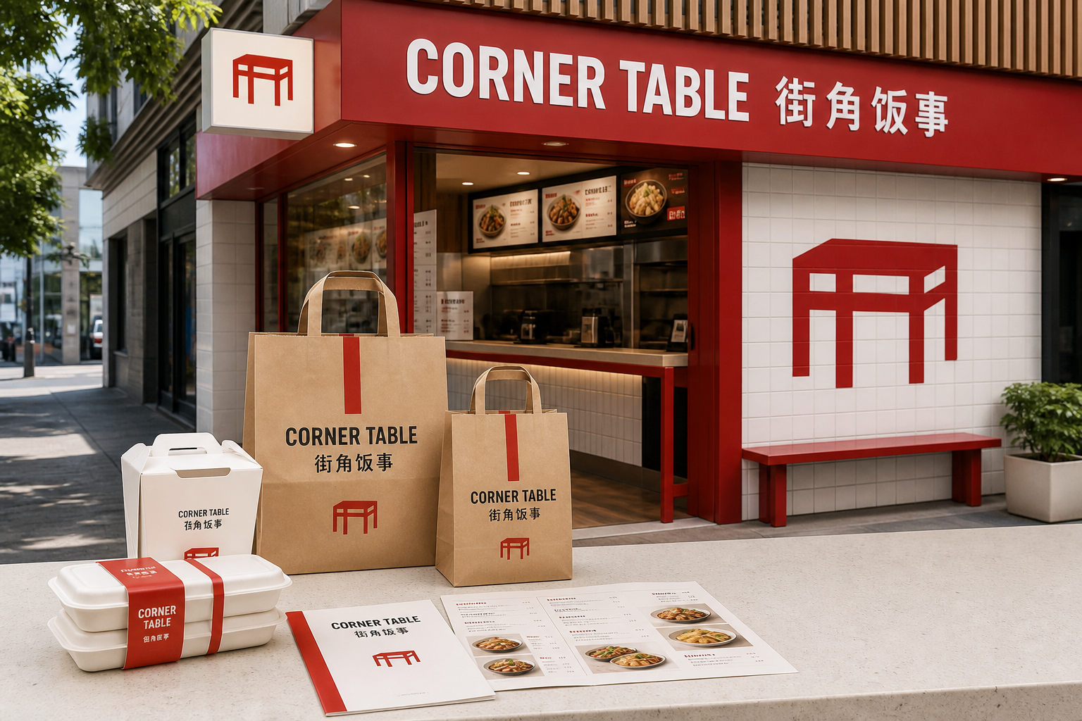 街角饭事 CORNER TABLE 品牌视觉概念提案