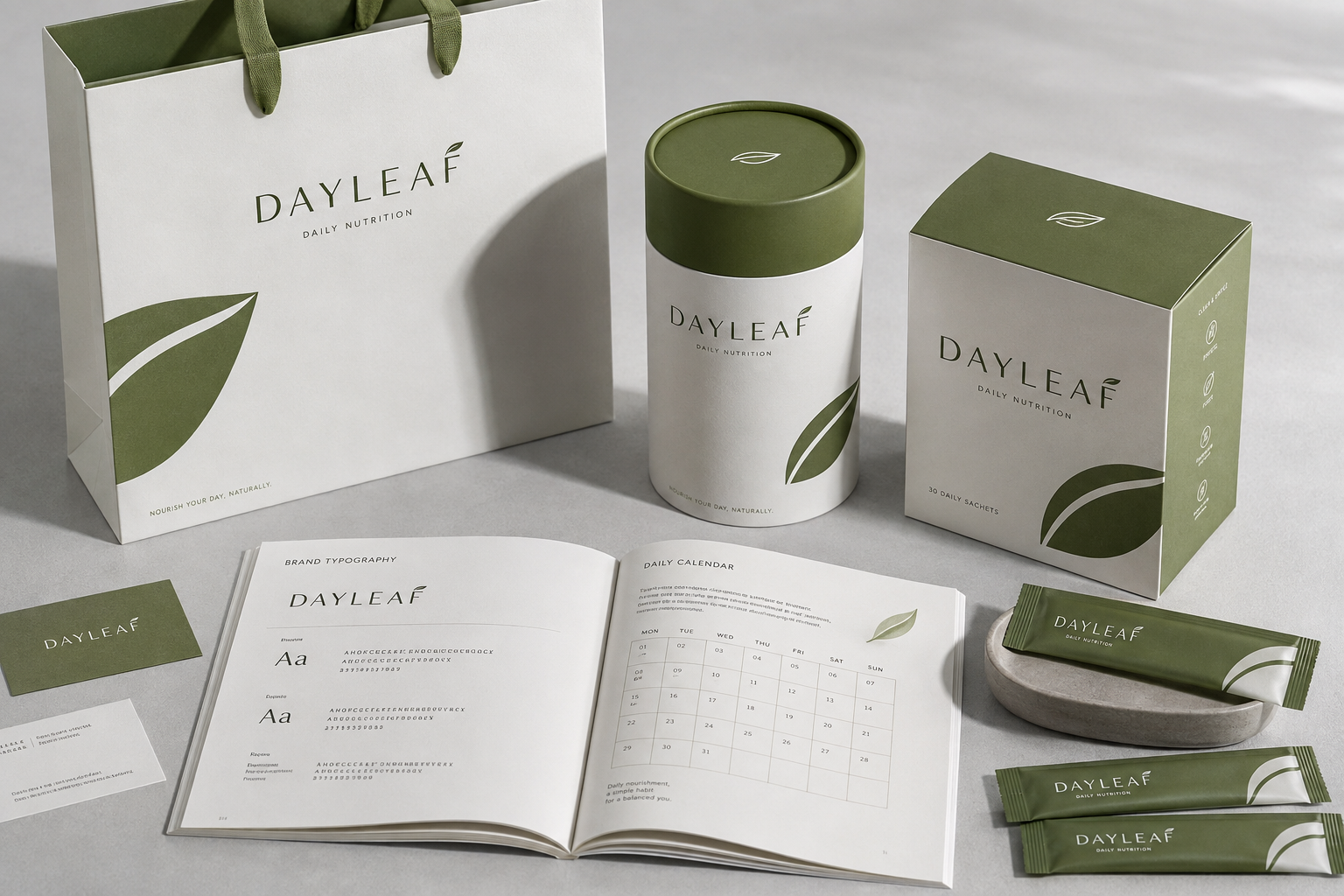昼养 DAYLEAF 品牌视觉概念提案